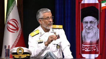 دریادار سیاری: پاسخ ما به آمریکا روشن است؛ «اگر جرات داری، بیا!»/ سواحل ایران را برای دشمن جهنم میکنیم/خاک ایران، خط قرمز ۹۰ میلیون ایرانی است دریادار سیاری: پاسخ ما به آمریکا روشن است؛ «اگر جرات داری، بیا!»/ سواحل ایران را برای دشمن جهنم میکنیم/خاک ایران، خط قرمز ۹۰ میلیون ایرانی است