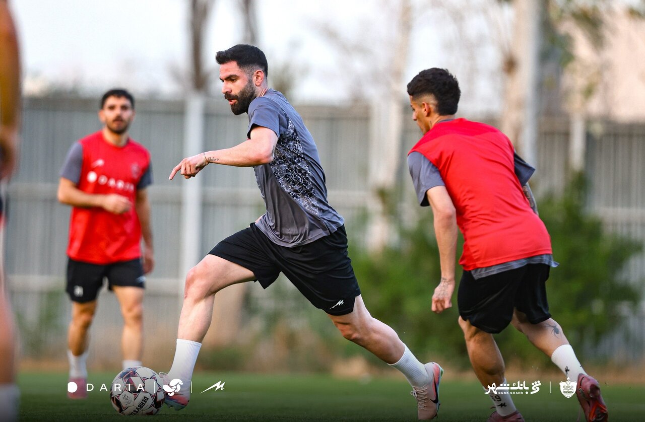 تصاویر اولین تمرین پرسپولیس با مهدی تارتار