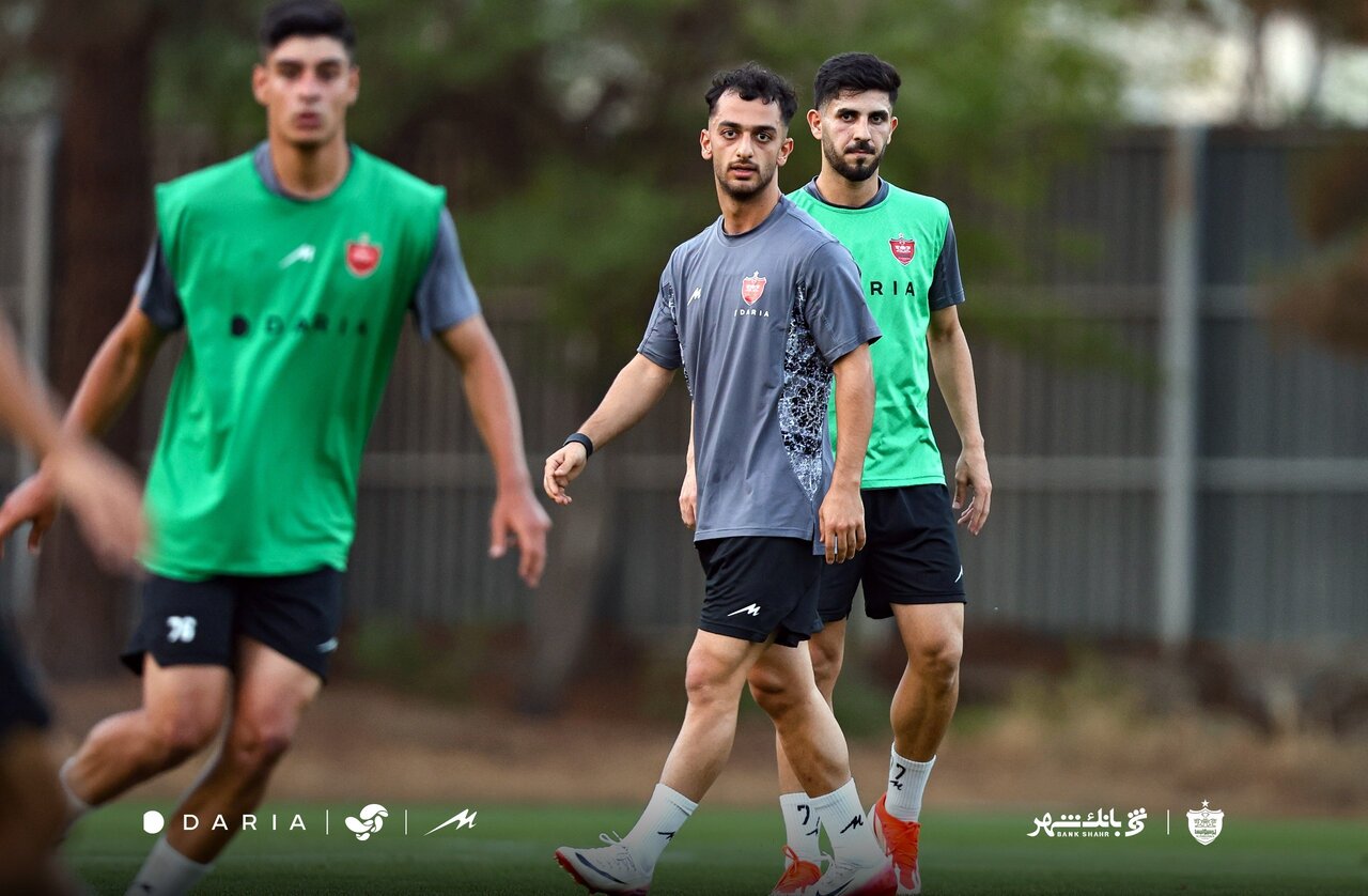تصاویر اولین تمرین پرسپولیس با مهدی تارتار