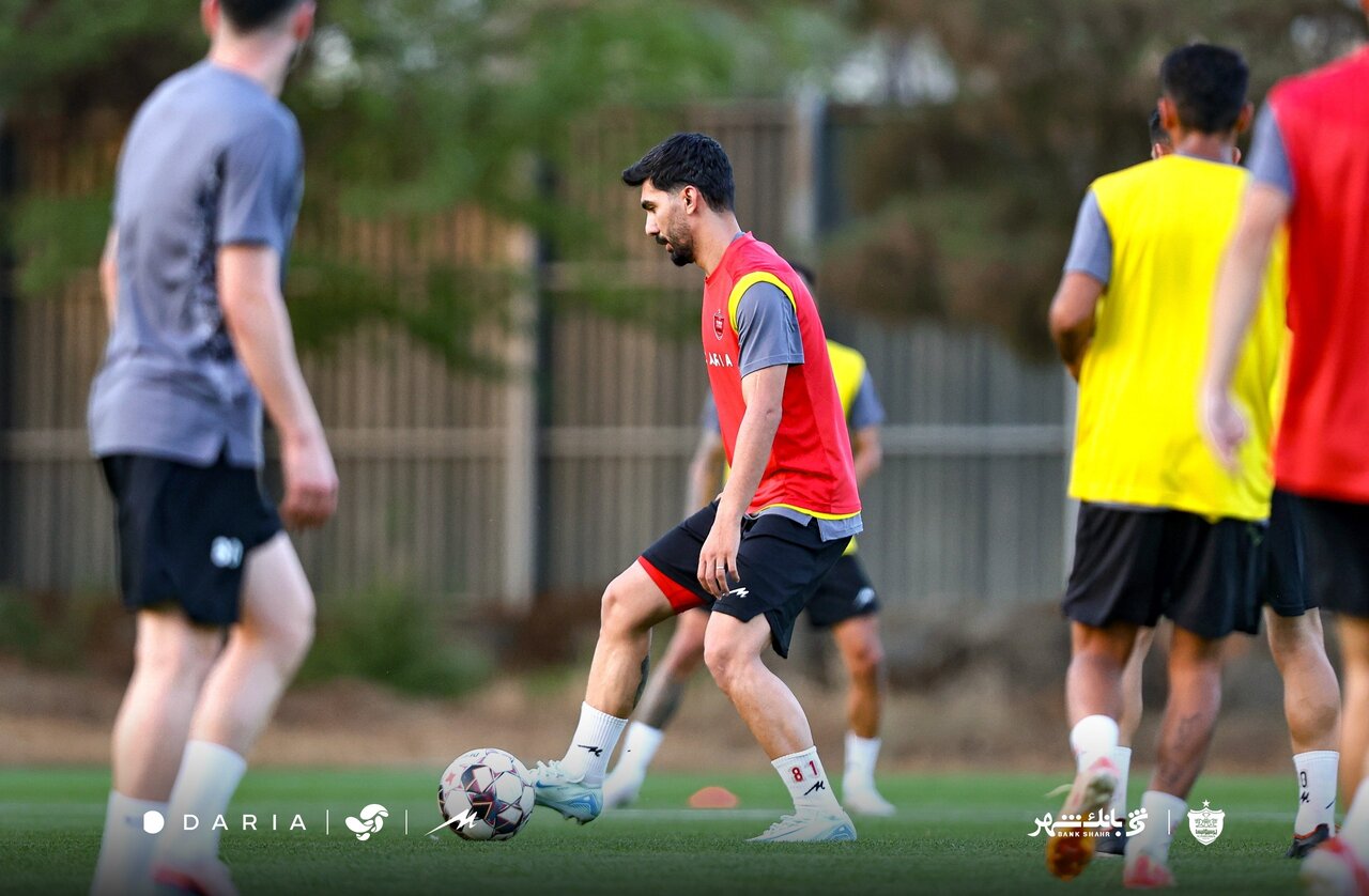 تصاویر اولین تمرین پرسپولیس با مهدی تارتار