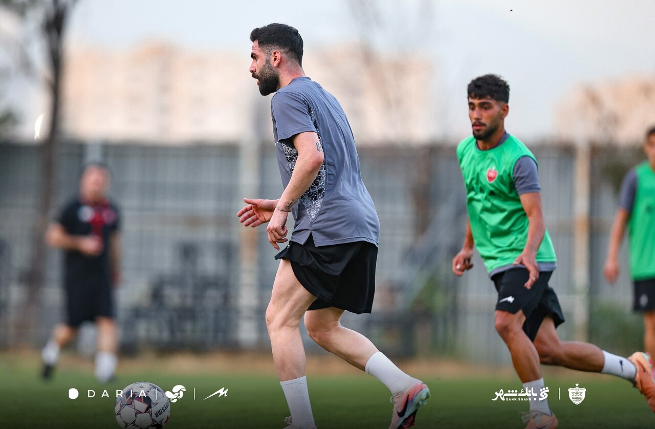 تصاویر اولین تمرین پرسپولیس با مهدی تارتار