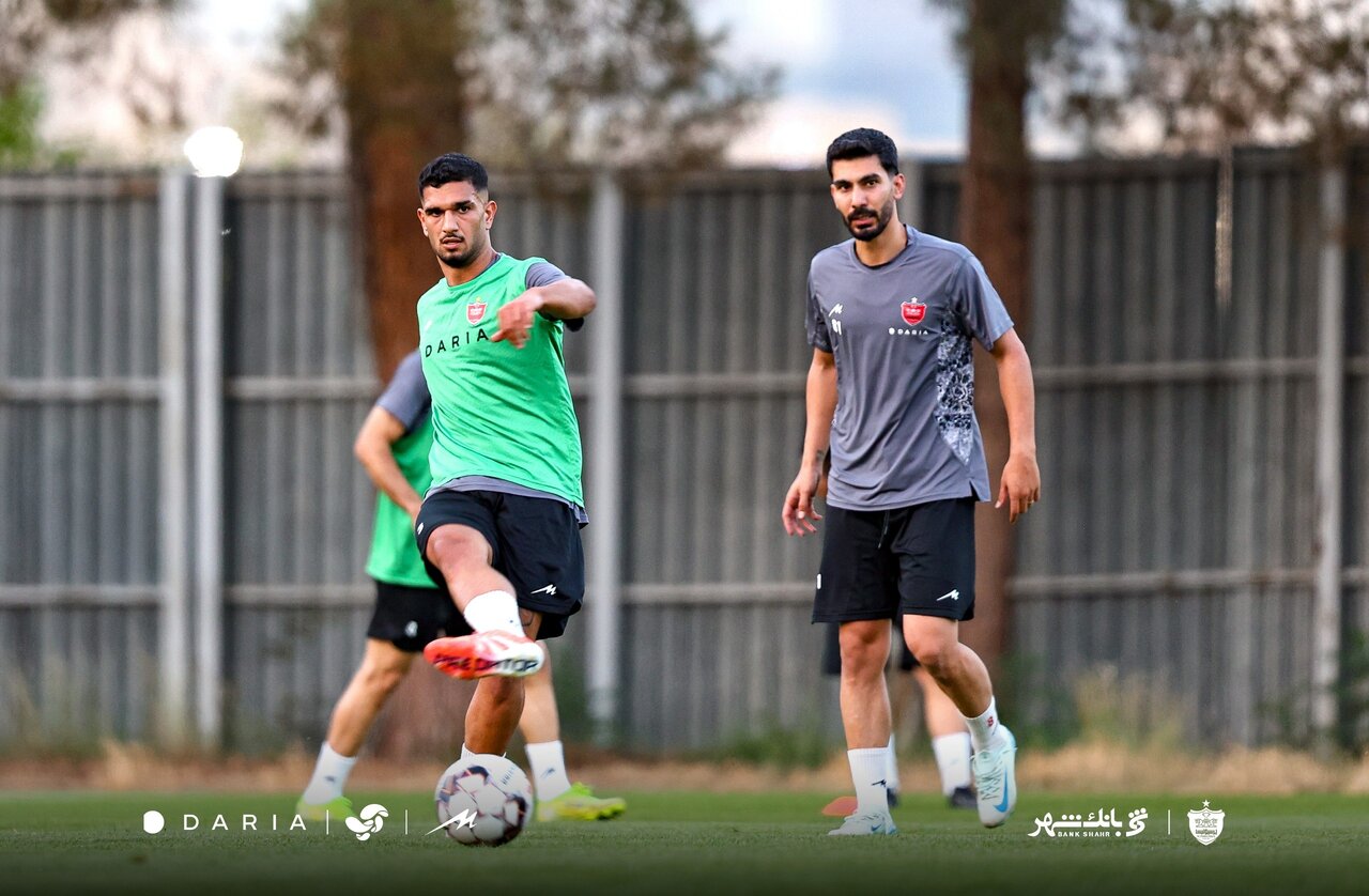 تصاویر اولین تمرین پرسپولیس با مهدی تارتار