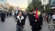 ببینید | تصویری هوایی از خیابان امام رضا مشهد و حضور مردم برای وداع با رهبر شهید انقلاب