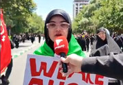 ببینید | پیام انگلیسی دختر ایران به نتانیاهو و ترامپ