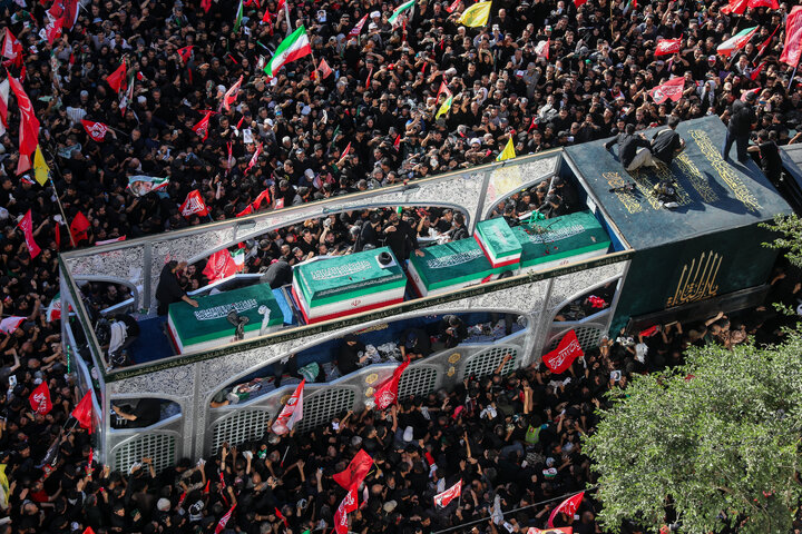 مراسم وداع و تشییع پیکر رهبر شهید انقلاب در مشهد