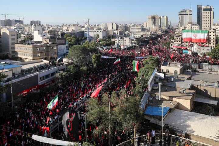 مراسم وداع و تشییع پیکر رهبر شهید انقلاب در مشهد