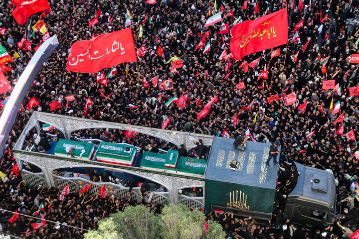 مراسم وداع و تشییع پیکر رهبر شهید انقلاب در مشهد