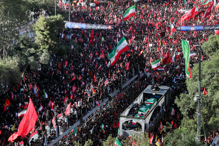مراسم وداع و تشییع پیکر رهبر شهید انقلاب در مشهد