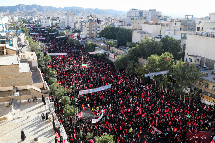 مراسم وداع و تشییع پیکر رهبر شهید انقلاب در مشهد