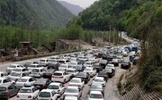 آخرین وضعیت ترافیکی در جاده چالوس
