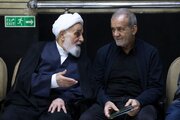 هم‌نشینی پزشکیان و ناطق نوری +عکس