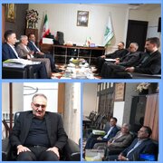 دیدار مدیرعامل شرکت آب منطقه‌ای لرستان با مدیرکل امور مالیاتی استان