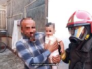 حریق منزل مسکونی در مشهد/ جات نوزاد ۶ ماهه