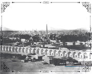 عکس/ ساربان اصفهانی و کاروان شترهایش در خیابان؛ سال ۱۳۴۶