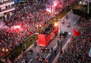 ببینید |  استقبال باشکوه مردم مراکش از تیم ملی کشورشان پس از بازگشت به خانه