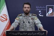 ببینید | سخنگوی قرارگاه مرکزی حضرت خاتم الانبیا: به هیچ عنوان نمی‌گذاریم آمریکا در تنگه هرمز دخالت کند
