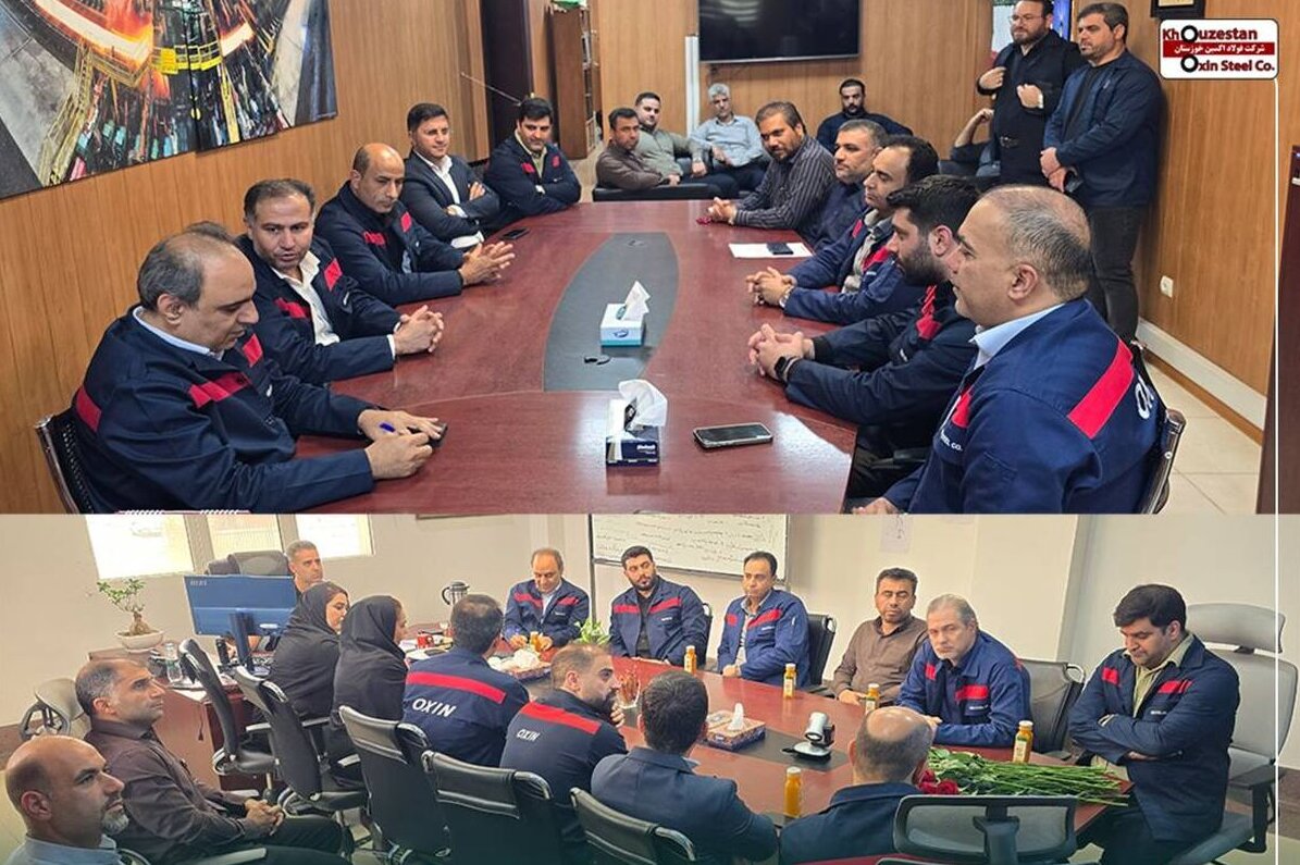 تقدیر مدیرعامل فولاد اکسین از کارکنان حراست و فناوری اطلاعات در روزهای هم‌زمان این دو عرصه کلیدی