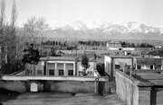 عکس|  مردی با بار علف در جاده‌ای نزدیک تهران؛ ۹۸ سال قبل