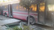 حادثه در خط ویژه خیابان ولیعصر/ عکس