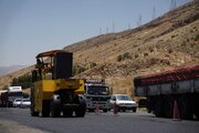 آغاز عملیات بهسازی آسفالت کمربندی شهر شیراز 