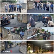 مهندس کارجو سرپرست شهرداری املش:نونوار شدن معابر املش زیر آسفالت داغ تابستان