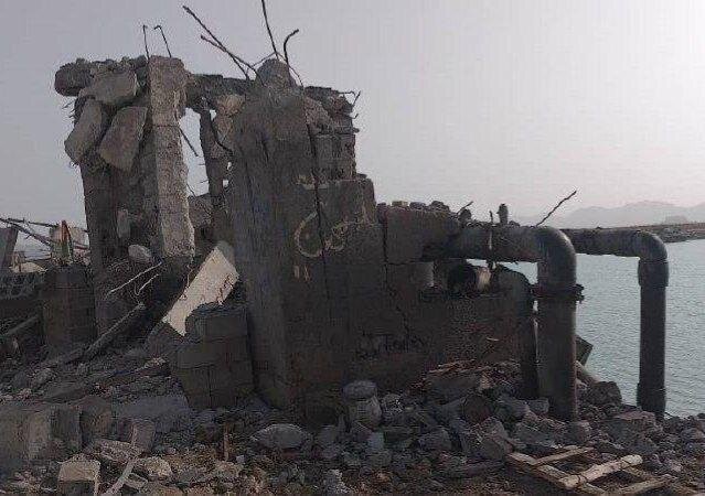 اولین تصاویر از حمله آمریکا به آبشیرینکن بونجی جاسک