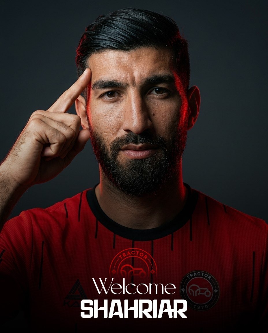 عکس | رونمایی از ستاره جدید تراکتور؛ مهاجم سابق پرسپولیس و سپاهان در تبریز