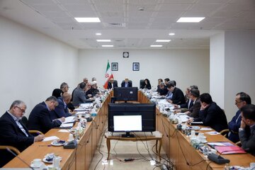 تصاویر خاص از جلسه امروز هیات وزیران؛ از لبخندهای زاکانی تا صحبت خصوصی وزیر اقتصاد و آموزش و پرورش/ خانم معاون هم بود + عکس