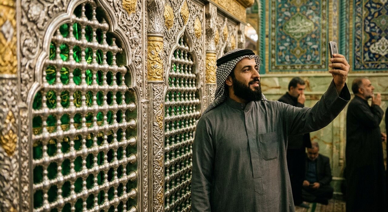 پشت به ضریح، رو به دوربین؛ چگونه سلفی، روح زیارت را می‌گیرد؟