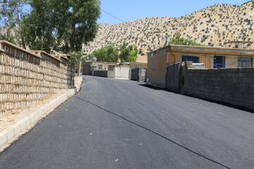 نهضت آسفالت در روستاهای چوار؛ ۱۱ هزار مترمربع از معابر ۴ روستا بهسازی شد