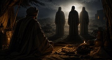 ماجرای مهمانان مرموزی که حضرت ابراهیم از آنان ترسید ماجرای مهمانان مرموزی که حضرت ابراهیم از آنان ترسید