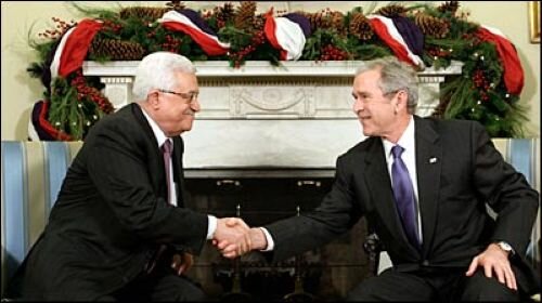 خاطرات هاشمی: ابومازن، نخست‌وزیر دولت فلسطین، اکنون در آمریکا با جرج بوش ناهار خصوصی صرف می‌کند