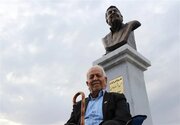 عکس| اتفاق عجیب در شلوغ‌ترین پارک گچساران؛ تندیس «پدر بوکس ایران» ناپدید شد!