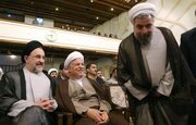 خاطرات هاشمی: با آقایان خاتمی، روحانی، میرحسین موسوی، شمخانی در حضور رهبری برای مسائل هسته‌ای جلسه داشتیم