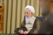 ببینید | روایت بغض‌آلود حضرت آیت‌الله جوادی آملی از فراق رهبر شهید انقلاب