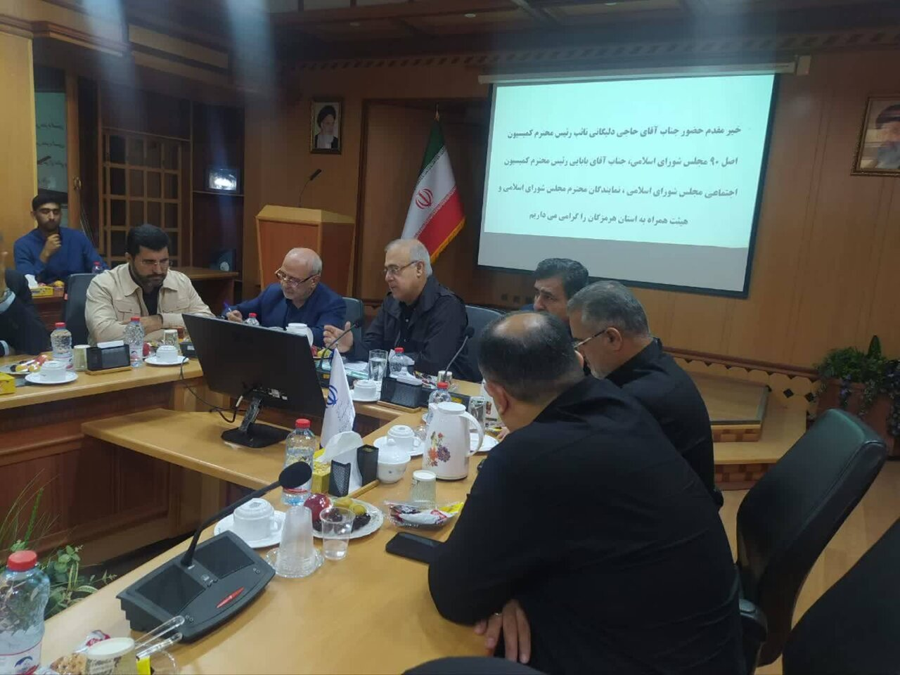 سفر نظارتی کمیسیون اصل نود به هرمزگان/ ارزیابی خسارات ناشی از جنگ در دستور کار + تصاویر