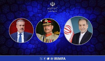 تماس تلفنی عراقچی با فرمانده ارتش پاکستان و وزیر خارجه ترکیه تماس تلفنی عراقچی با فرمانده ارتش پاکستان و وزیر خارجه ترکیه