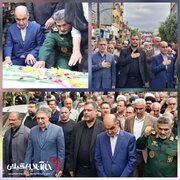 پیکر شهید «سینا سیاه‌نژاد» در شهرستان صومعه‌سرا تشییع شد