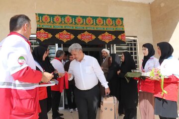 اعزام تیم درمانی هلال‌احمر چهارمحال و بختیاری به کربلا برای خدمت‌رسانی به زائران اربعین