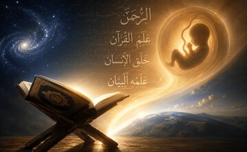 خدا چگونه قبل از خلقت انسان به او آموزش قرآن داد؟