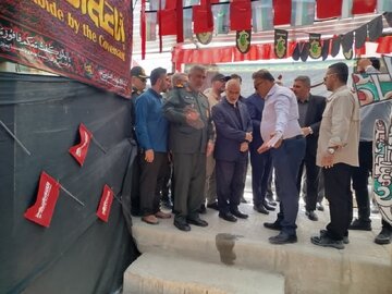 بازدید معاون وزیر کشور و استاندار کردستان از موکب فرهنگ و هنر در مرز باشماق