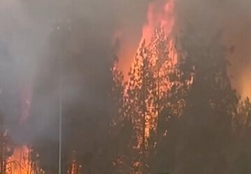 بالاترین سطح هشدار تخلیه فوری در واشنگتن به دلیل گسترش آتش سوزی بالاترین سطح هشدار تخلیه فوری در واشنگتن به دلیل گسترش آتش سوزی