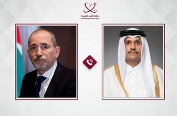 رایزنی تلفنی وزیران خارجه قطر و اردن با محوریت تحولات منطقه رایزنی تلفنی وزیران خارجه قطر و اردن با محوریت تحولات منطقه