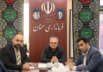 بررسی مشکلات فرودگاه سمنان در فرمانداری