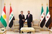 نیچیروان بارزانی در دیدار با احمد الشرع بر حفظ حقوقِ اقوام و اقلیت‌های مذهبی سوریه تأکید کرد