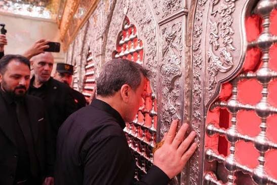 ببینید | حضور سید عباس عراقچی در حرم مطهر امام حسین (ع)