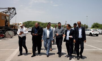 بازدید دادستان عمومی و انقلاب کیش از  گمرکات منطقه آزاد