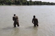 عملیات بی‌وقفه برای یافتن کودک در رودخانه