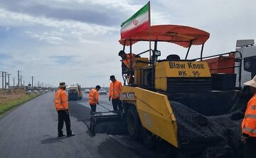 پیشرفت ۴۰درصدی بهسازی محور دانسفهان–ضیاآباد پیشرفت ۴۰درصدی بهسازی محور دانسفهان–ضیاآباد