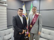 دیدار مدیرعامل باشگاه پرسپولیس و رئیس فدراسیون چوگان